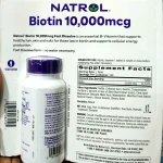 Natrol Biotin 10,000 mcg. Fast Dissolve Tablets, 250 count